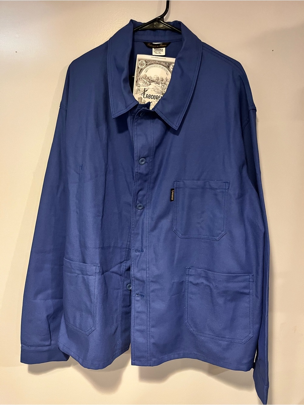 Labour Blue Men’s Lightweight Work Jacket